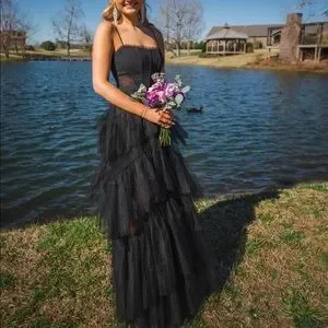 BCBGMaxAzria Dresses Bcbg Maxazria Tulle Corset Gown Black Poshmark